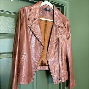 Able Women's Tan Leather Jacket